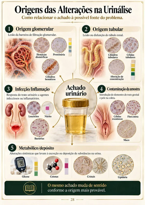 Origens das Alterações na Urinálise
