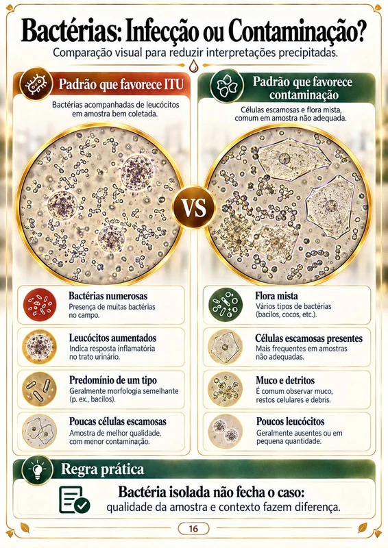 Bactérias: Infecção ou Contaminação?