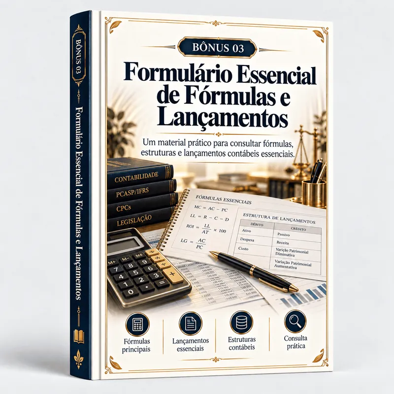 Bônus 3 — Formulário Essencial de Fórmulas e Lançamentos