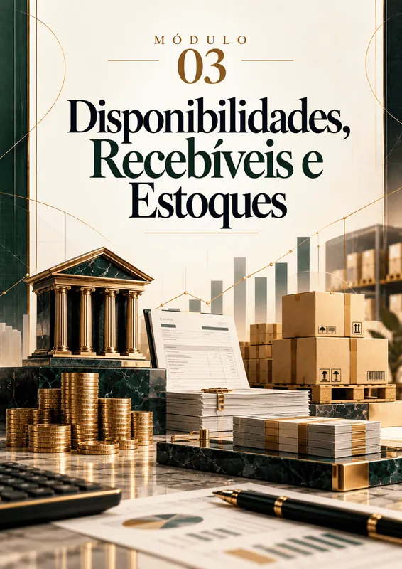 Disponibilidades, Recebíveis e Estoques